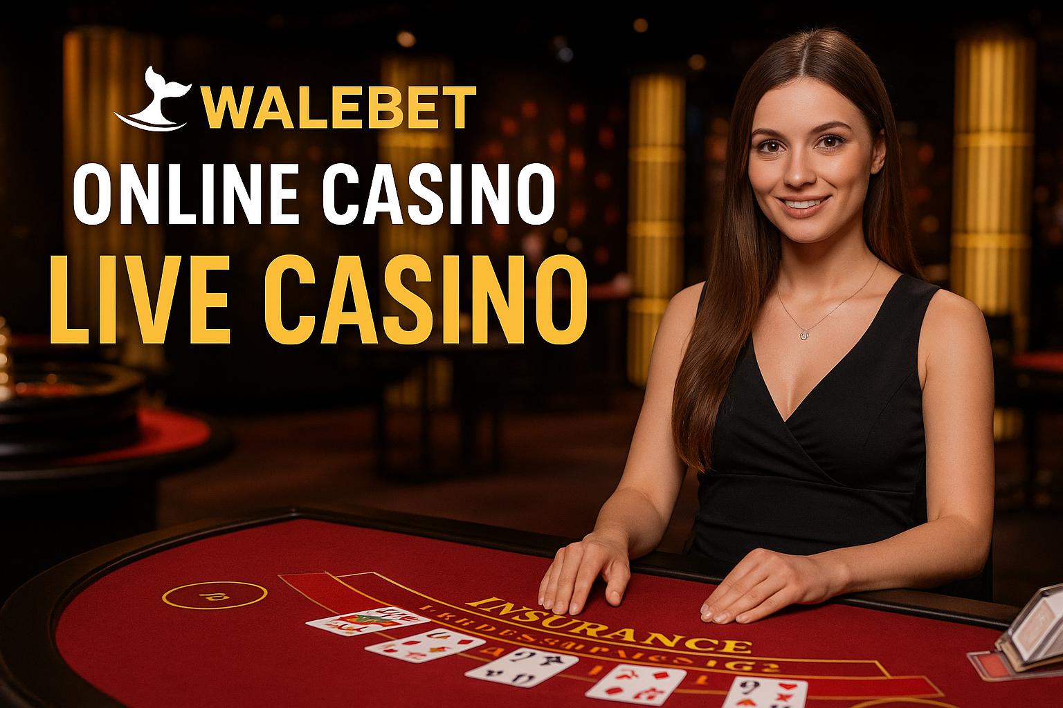 O WALEBET Live Casino lança promoções regularmente