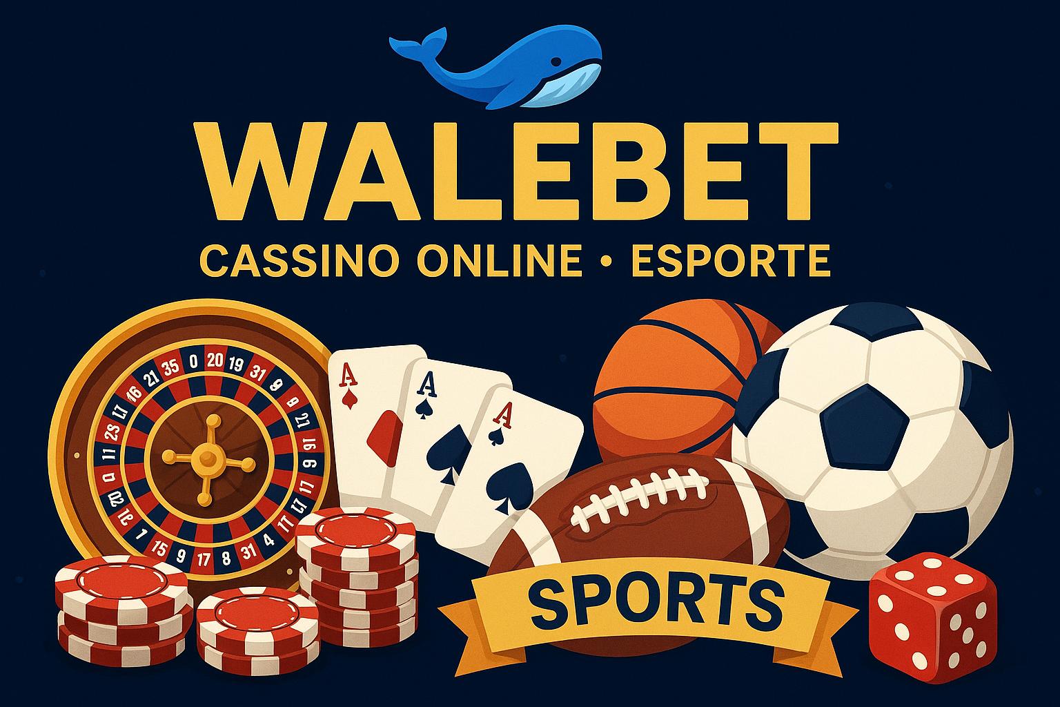 Apostas esportivas no cassino online WALEBET